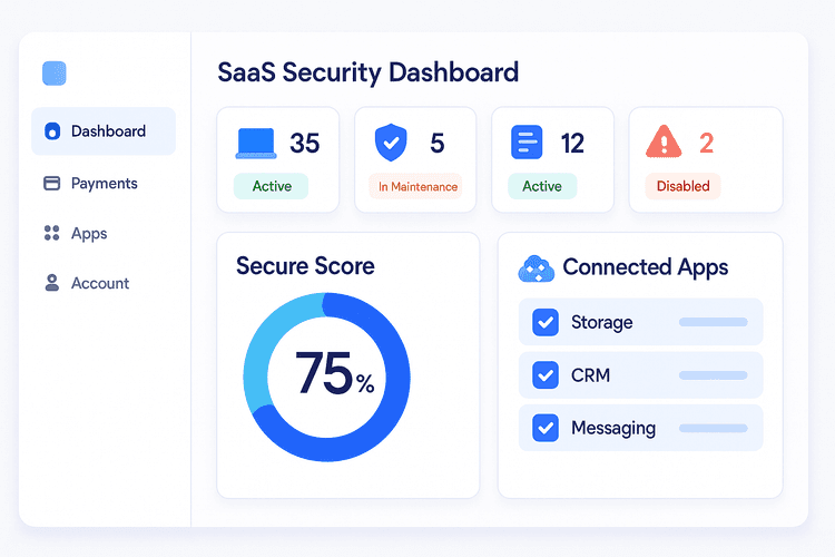 SaaS control view